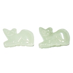 2x Jade Anhänger, Ratte, Maus, Sternzeichen Tierzeichen, Schmuck DIY, 7947 2x Jade Anhänger, Ratte, Maus, Sternzeichen Tierzeichen, Schmuck DIY, 7947